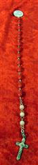 LOT OF TEN VINTAGE ROSARY AND PRAYER BEADS WITH CARRYING CASE